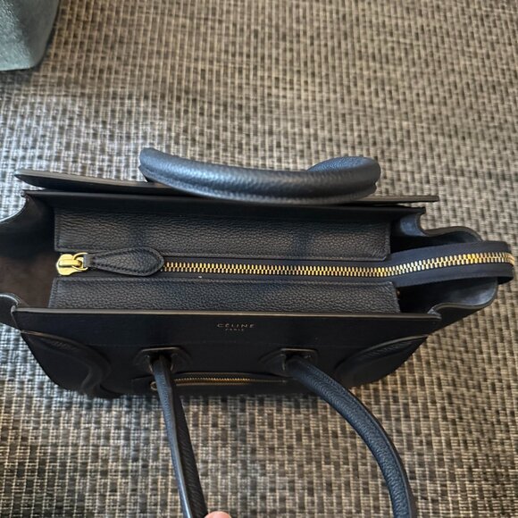 Classic Navy Céline Luggage Handbag--"Micro" - Picture 6 of 7